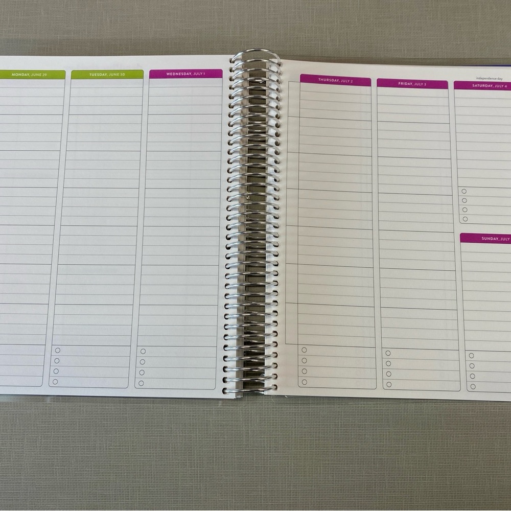 NEW Erin Condren academic vertical Planner with Colorful Tabs - Picture 8 of 11